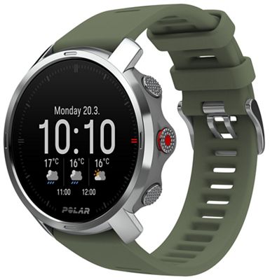 Polar Grit X Multisport GPS Watch - Green - M/L}, Green