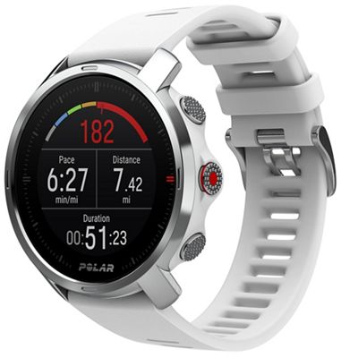 Polar Grit X Multisport GPS Watch - White - S/M}, White