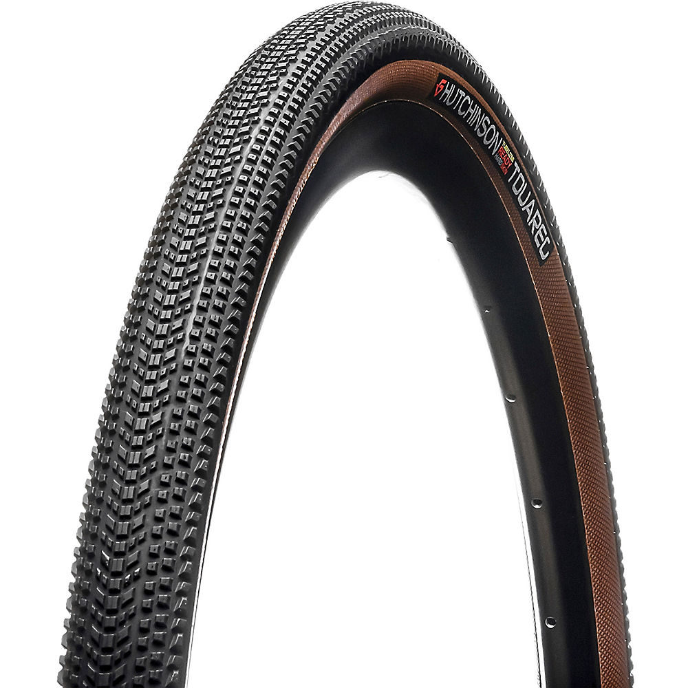 Hutchinson Touareg Gravel Tyre - Noir/Tan Sidewall - Hardskin, Noir/Tan Sidewall