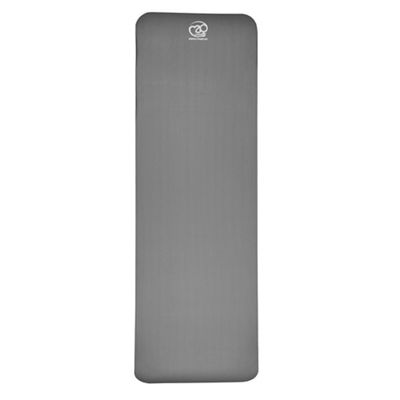 Fitness-Mad Stretch Fitness Mat (10mm) - Grey, Grey