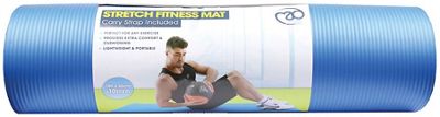 Fitness-Mad Stretch Fitness Mat (10mm) - Light Blue, Light Blue