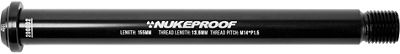 Nukeproof Thru Axle Front 15mm - Black - 158mm x P1.5 x 10mm, Black