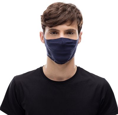Buff Filter Mask (Solid Night Blue)  - One Size, Solid Night Blue