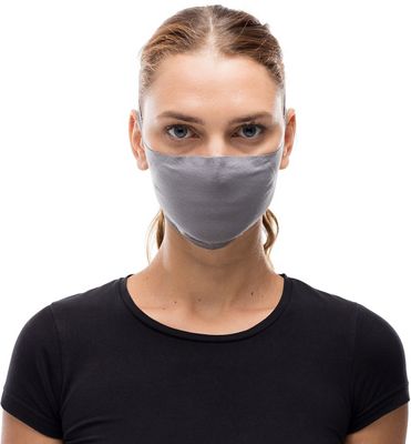 Buff Filter Mask (Solid Grey Sedona)  - One Size, Solid Grey Sedona