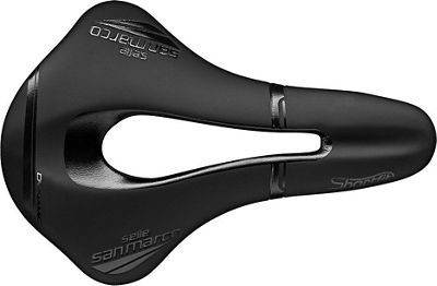 Selle San Marco Shortfit Dynamic Saddle - Super Wide (L3) - Black-Black