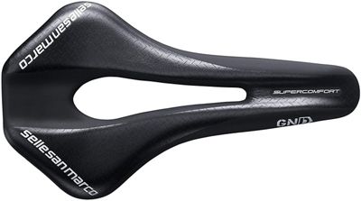Selle San Marco GND Supercomfort Open-Fit Dynamic Saddle - Nero/Nero - Wide (L3), Nero/Nero