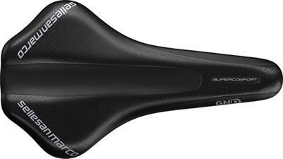 Selle San Marco GND Supercomfort Open-Fit Racing Saddle - Nero/Nero - Wide (L3), Nero/Nero