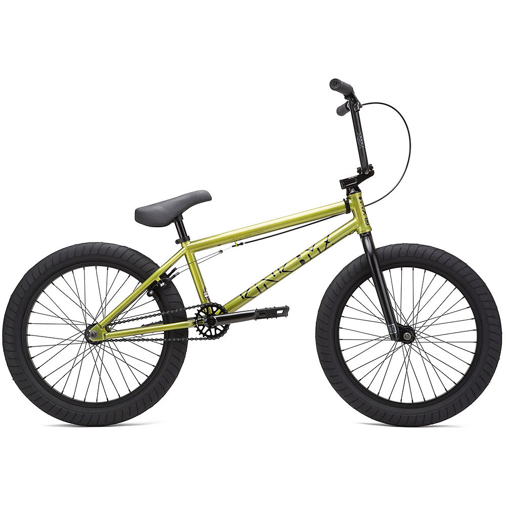 Kink Launch BMX Bike (2021) - Gloss Digital Lime - 20, Gloss Digital Lime