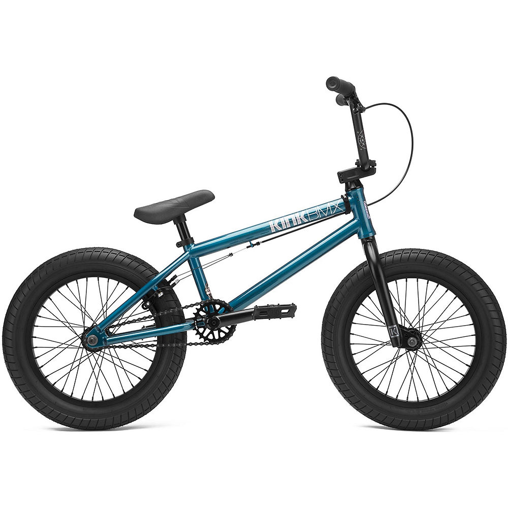 Kink Carve 16 BMX Bike (2021) - Gloss Digital Teal, Gloss Digital Teal