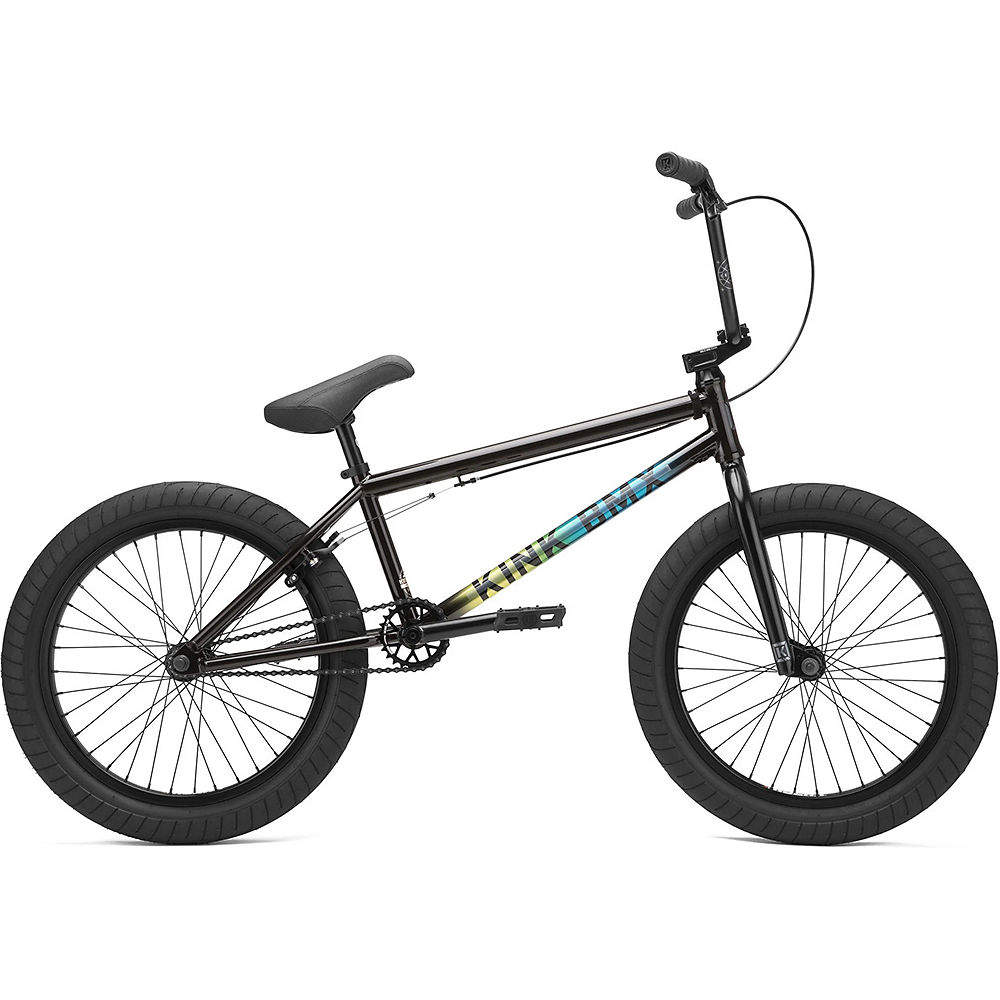 Kink Whip XL BMX Bike (2021) - Gloss Black Fade - 20, Gloss Black Fade