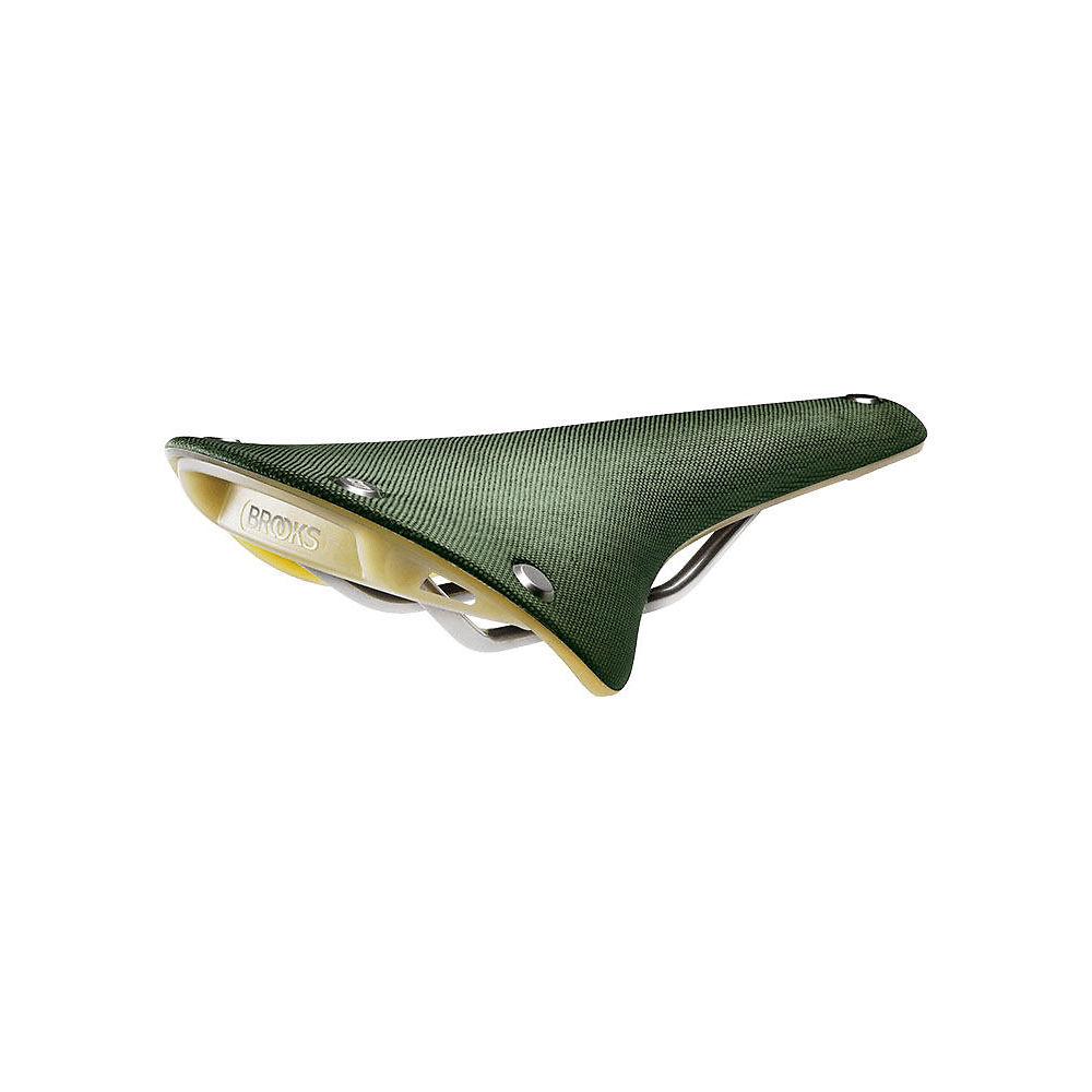 Brooks England C17 Organic Light Saddle - Vert - w 164mm, Vert