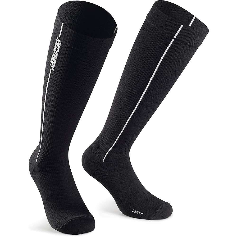 Assos ASSOSOIRES Recovery Socks - Black Series - S/M}, Black Series