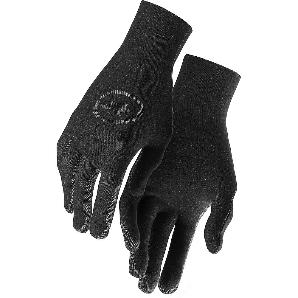 Assos ASSOSOIRES Spring Fall Liner Gloves - Black Series - S/M}, Black Series