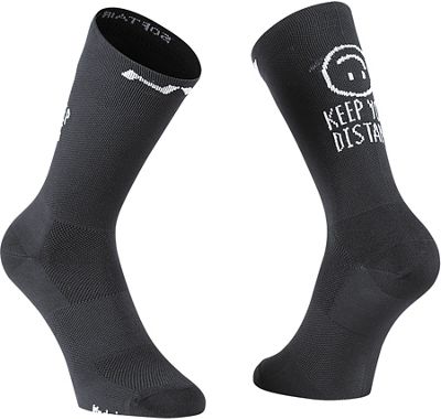 Northwave Keep Your Distance Socks 2020 - Noir - blanc - M, Noir - blanc
