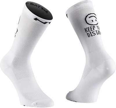 Northwave Keep Your Distance Socks 2020 - Blanc-Noir - M, Blanc-Noir