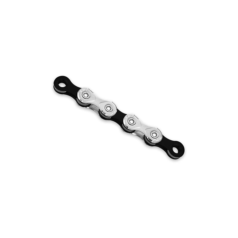 KMC x10 10 Speed Chain - Argent-Noir - 122 Links, Argent-Noir