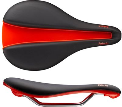 Fabric Line-S Elite Flat Saddle 2020 - 155mm - Black - Red