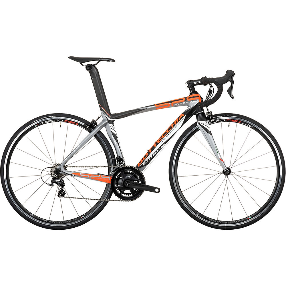 Bottecchia SP9 Ultegra Mix Road Bike 2020 - Gris - Rouge - 44cm (17.25), Gris - Rouge