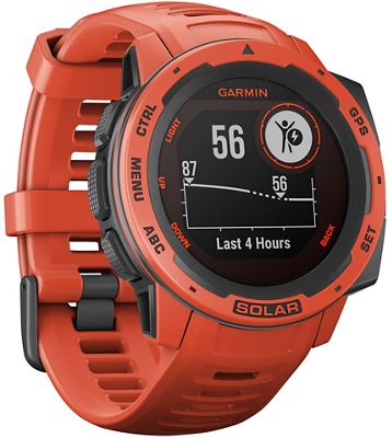 Garmin Instinct Solar GPS Watch - rosso, rosso