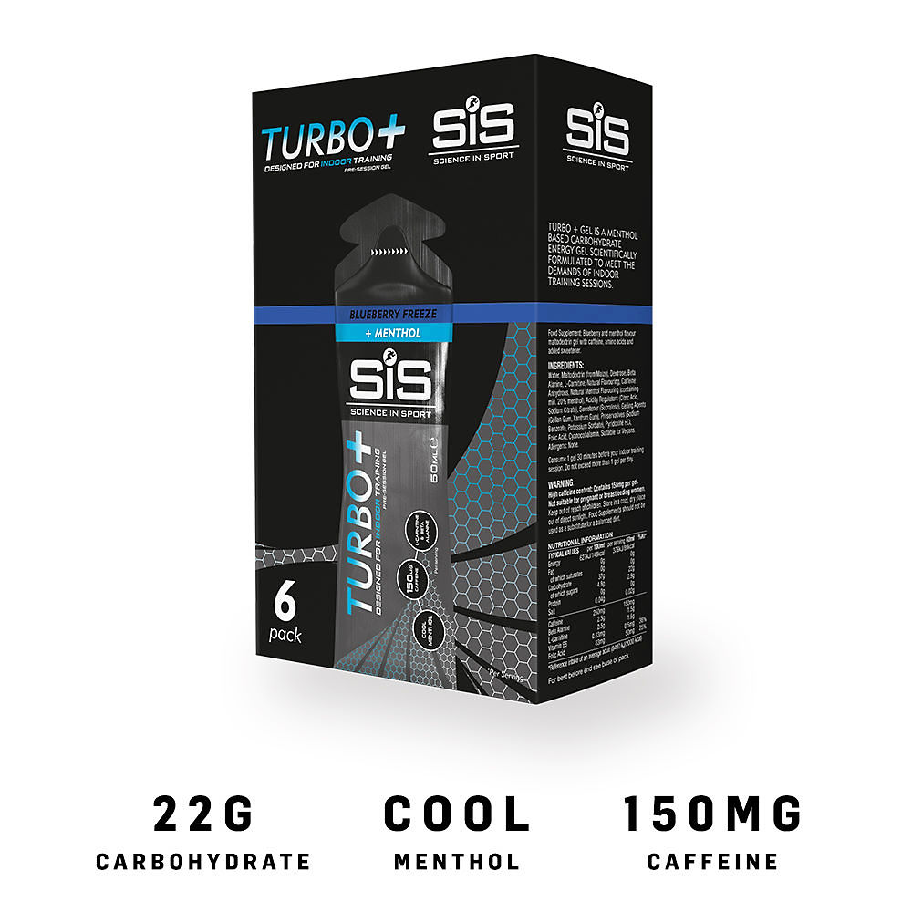 Science In Sport Turbo+ Gel (6 x 60ml) - One Size