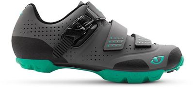 Scarpe off-road donna Giro Manta R 2020 - Charcoal-Turquoise - EU 36.5, Charcoal-Turquoise