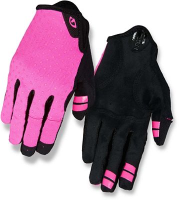 Giro Women's LA DND Gloves (2018) 2018 - Bright Pink-Pink Dot, Bright Pink-Pink Dot