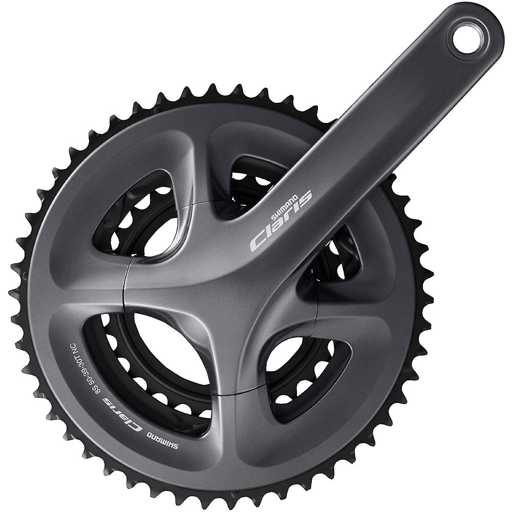Shimano Claris R2000 8 Speed Triple Chainset - Noir - 52.39.30t, Noir