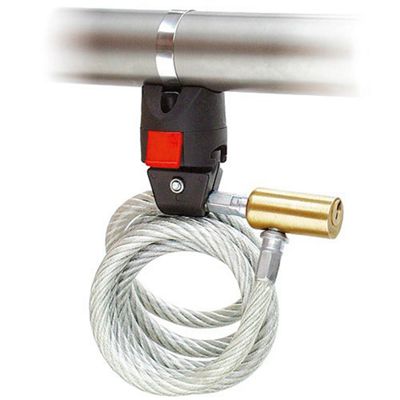 Rixen Kaul Mini Adapter Mount For Cable Lock - Negro, Negro