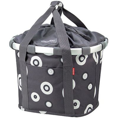 Rixen Kaul Bike Basket Bag - nero - bianco, nero - bianco