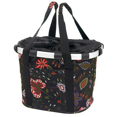 Rixen Kaul Bike Basket Bag - Folklore Black, Folklore Black