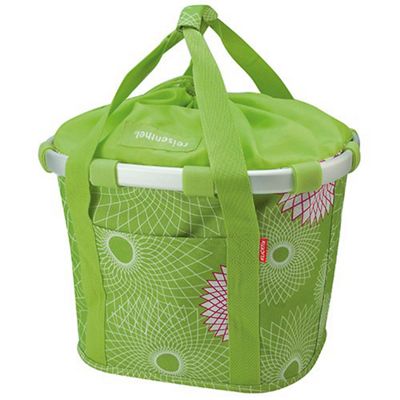 Rixen Kaul Bike Basket Bag - Lime Green Crystals