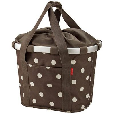 Rixen Kaul Bike Basket Bag - Mocha Dots, Mocha Dots