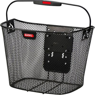 Rixen Kaul Uni Front Basket - nero, nero