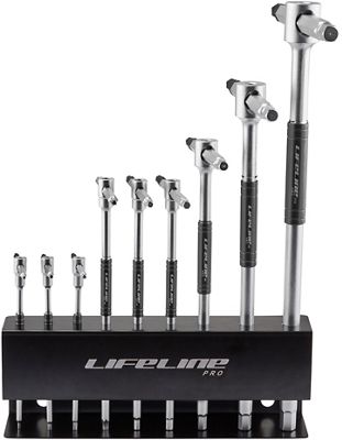 LifeLine Pro Sliding T Bar Hex Set - Black, Black