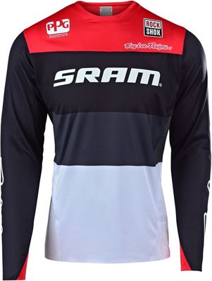 Troy Lee Designs Sprint Elite MTB Jersey 2020 - Nero/Rosso, Nero/Rosso