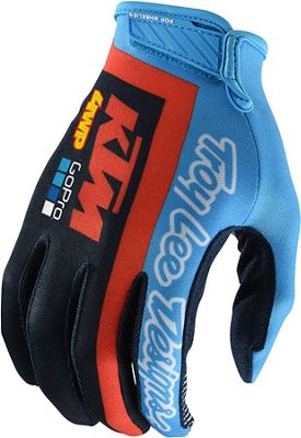 Troy Lee Designs Air MTB Gloves (KTM Team) 2020 - Navy-Cyan, Navy-Cyan