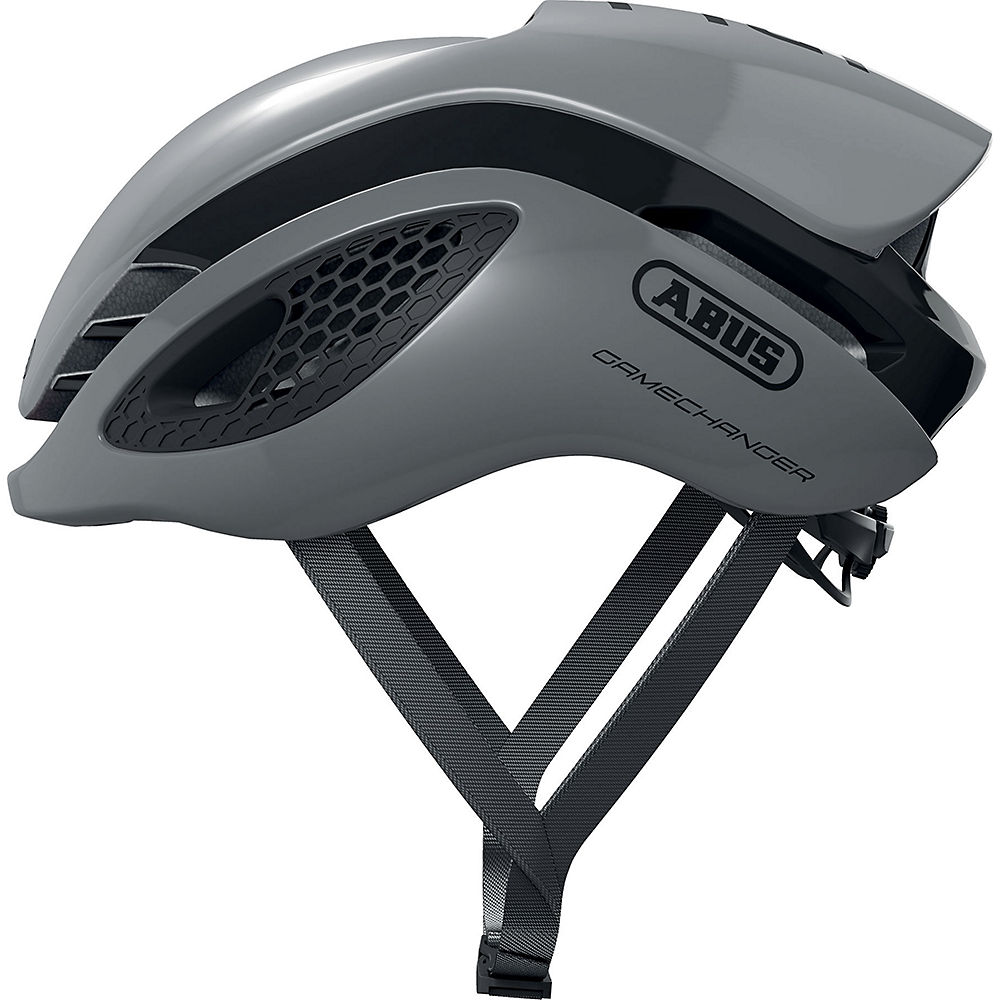 Abus Gamechanger Road Helmet 2020 - Race Grey - M}, Race Grey