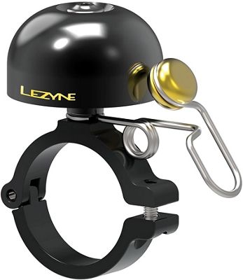 Lezyne Classic Brass Bike Bell - Black, Black