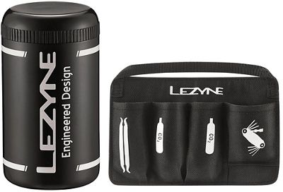 Lezyne Flow Caddy Cage Storage with Organiser - Black, Black