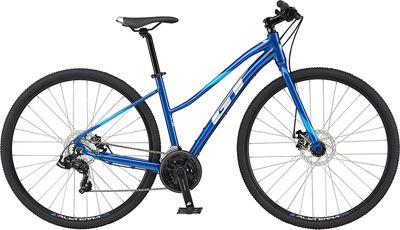 GT Transeo Sport Step Thru Urban Bike 2022 - Blue - M, Blue