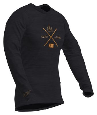 Maglia MTB maniche lunghe Leatt Trail - Charcoal, Charcoal