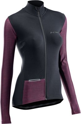Northwave Women's Allure Long Sleeve Jersey  - Black-Plum, Black-Plum