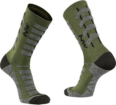 Northwave Husky Ceramic Tech 2 High Socks  - Vert forêt - L, Vert forêt