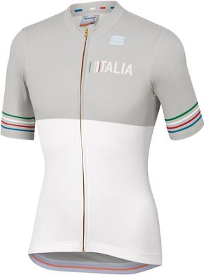 Sportful Tricolore Jersey  - bianco, bianco