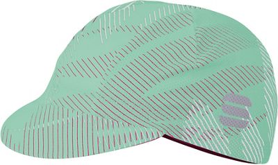 Sportful Women's Mate Cap  - Acqua Green-Bubble Gum-White - One Size, Acqua Green-Bubble Gum-White