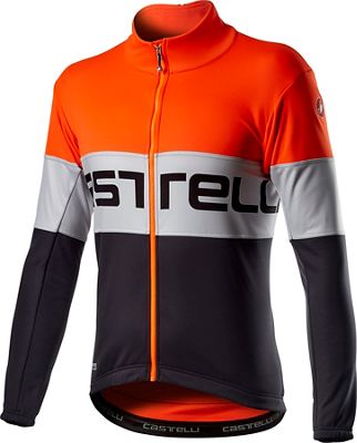Giacca Castelli Prologo  - Orange-Silver Gray-Dark Gray, Orange-Silver Gray-Dark Gray