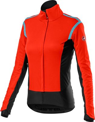 Castelli Women's Alpha ROS 2 Jacket - Fiery Red - M}, Fiery Red