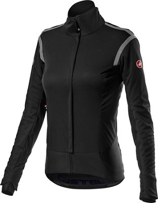 Castelli Women's Alpha ROS 2 Jacket - Light Black - S}, Light Black