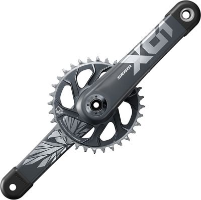 SRAM X01 Eagle 12 Sp Boost DUB Chainset - Lunar Polar - 32t}, Lunar Polar