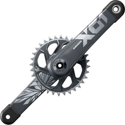 SRAM X01 Eagle 12 Sp DUB Chainset - Lunar Polar - 32t}, Lunar Polar